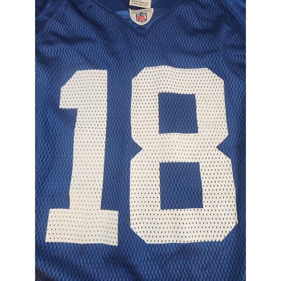 Reebok NFL onfield Indianapolis colts Payton Manning jersey #18 blue & white - Picture 7 of 11